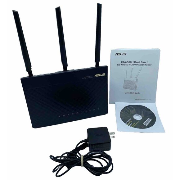 Asus RT-AC68U Dual Band AC1900 Wireless Wi-Fi Gigabit Internet Router With Box - Picture 13 of 13